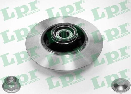 LPR R1055PCA - Тормозной диск parts5.com