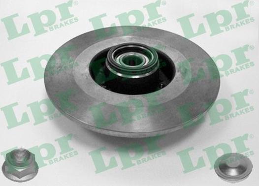 LPR R1019PCA - Тормозной диск parts5.com