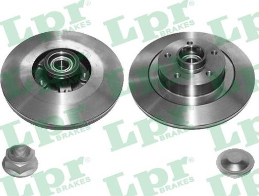 LPR R1032PCA - Тормозной диск parts5.com