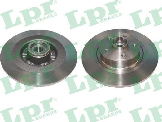 LPR R1022PCA - Тормозной диск parts5.com