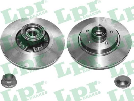 LPR R1070PCA - Тормозной диск parts5.com