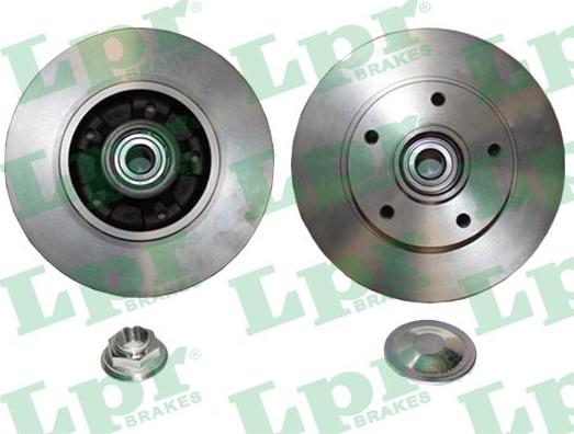 LPR R1078PCA - Тормозной диск parts5.com