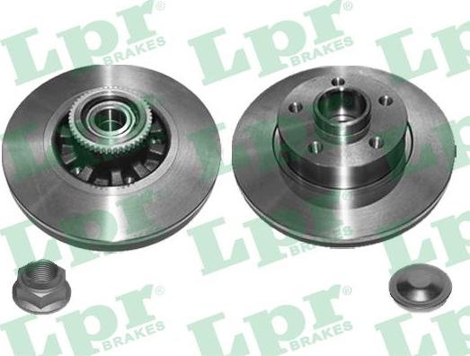 LPR R1072PCA - Тормозной диск parts5.com