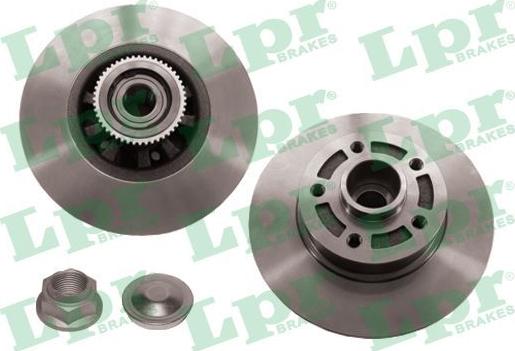 LPR R1072PRCA - Тормозной диск parts5.com