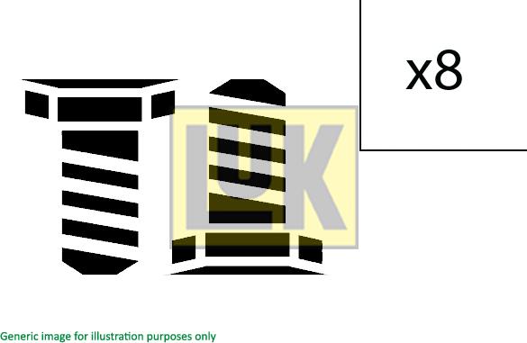 LUK 411 0163 10 - Комплект болтов, маховик parts5.com