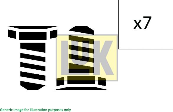 LUK 411 0253 10 - Комплект болтов, маховик parts5.com