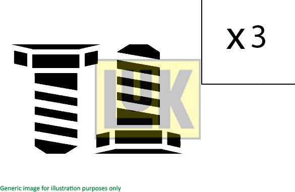 LUK 411 0156 11 - Комплект болтов, маховик parts5.com