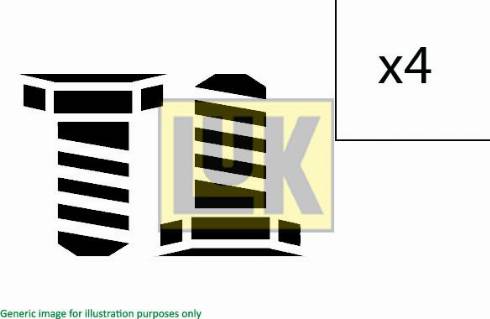 LUK 411 0175 11 - Комплект болтов, маховик parts5.com