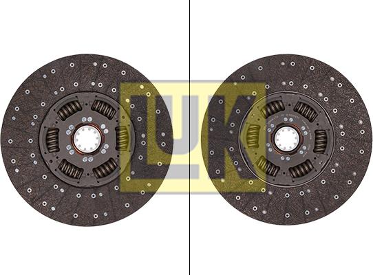 LUK 343 0204 10 - Диск сцепления, фрикцион parts5.com