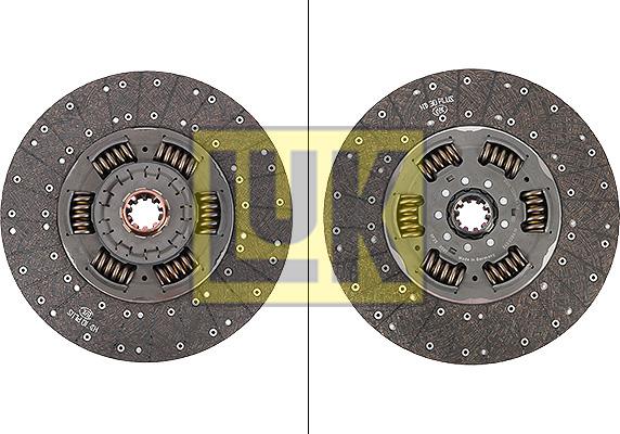 LUK 343 0284 10 - Диск сцепления, фрикцион parts5.com