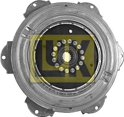 LUK 370 0095 10 - Торсионный демпфер, сцепление parts5.com