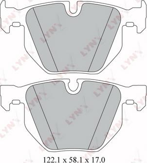 BMW (BRILLIANCE) 2 339 290 - Тормозные колодки, дисковые, комплект parts5.com