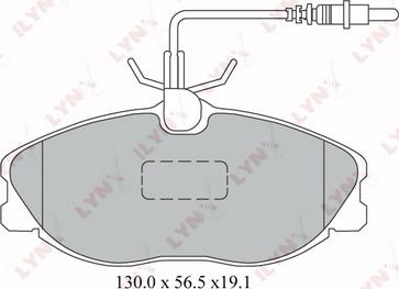 TRUPART DP11063RS - Тормозные колодки, дисковые, комплект parts5.com