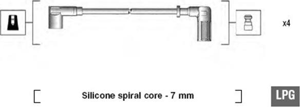 Magneti Marelli 941095680607 - Комплект проводов зажигания parts5.com