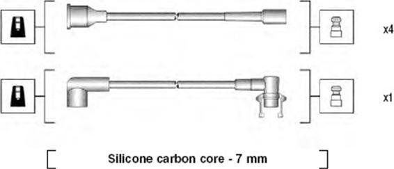 Magneti Marelli 941145230720 - Комплект проводов зажигания parts5.com