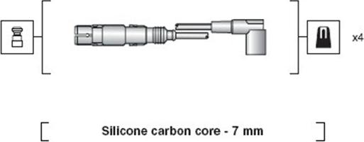 Magneti Marelli 941318111163 - Комплект проводов зажигания parts5.com