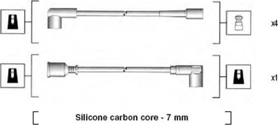Magneti Marelli 941275020838 - Комплект проводов зажигания parts5.com