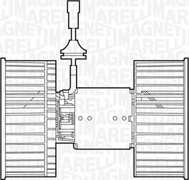 Magneti Marelli 069412534010 - Вентилятор салона parts5.com