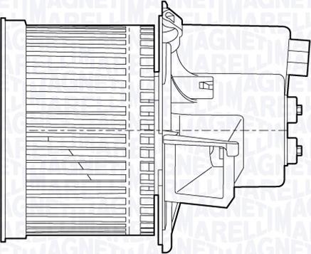 Magneti Marelli 069412652010 - Вентилятор салона parts5.com