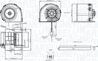 Magneti Marelli 069412325010 - Вентилятор салона parts5.com