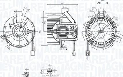 Magneti Marelli 069412290010 - Вентилятор салона parts5.com