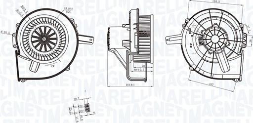 Magneti Marelli 069412211010 - Вентилятор салона parts5.com