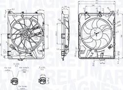 Magneti Marelli 069422849010 - Вентилятор, охлаждение двигателя parts5.com