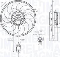 Magneti Marelli 069422860010 - Вентилятор, охлаждение двигателя parts5.com