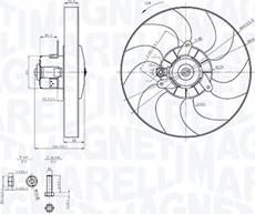 Magneti Marelli 069422868010 - Вентилятор, охлаждение двигателя parts5.com