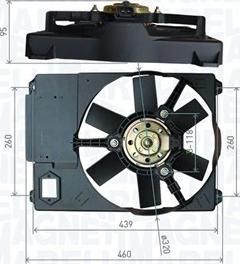 Magneti Marelli 069422800010 - Вентилятор, охлаждение двигателя parts5.com