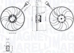 Magneti Marelli 069422875010 - Вентилятор, охлаждение двигателя parts5.com