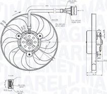 Magneti Marelli 069422876010 - Вентилятор, охлаждение двигателя parts5.com