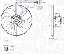 Magneti Marelli 069422877010 - Вентилятор, охлаждение двигателя parts5.com