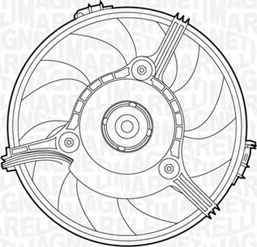 Magneti Marelli 069422263010 - Вентилятор, охлаждение двигателя parts5.com