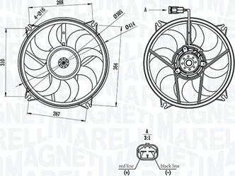 Magneti Marelli 069422708010 - Вентилятор, охлаждение двигателя parts5.com