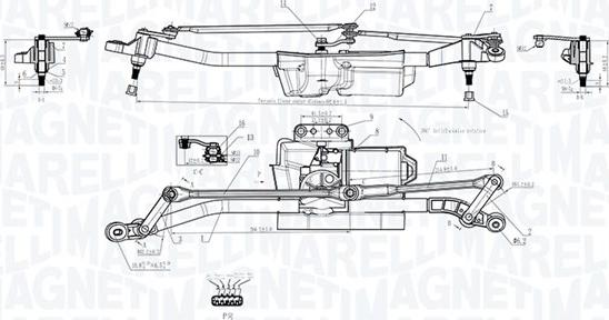 Magneti Marelli 064352403010 - Система очистки окон parts5.com