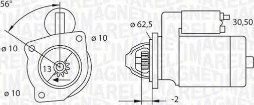 Magneti Marelli 063523624010 - Стартер parts5.com