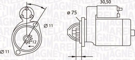 Magneti Marelli 063523627010 - Стартер parts5.com