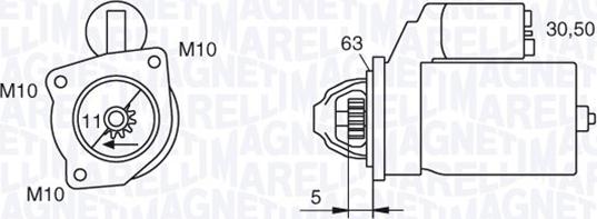 Magneti Marelli 063721377010 - Стартер parts5.com