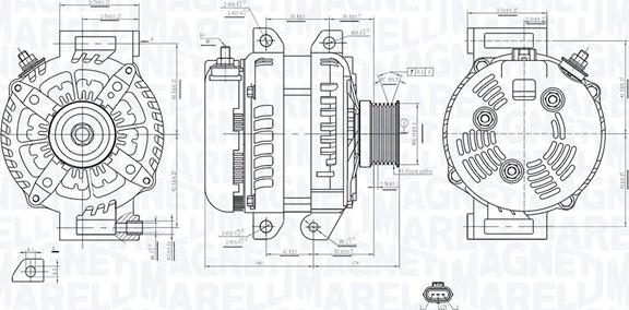 Magneti Marelli 063735749010 - Генератор parts5.com