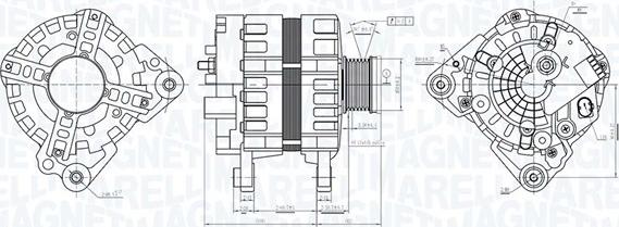 Magneti Marelli 063736232010 - Генератор parts5.com