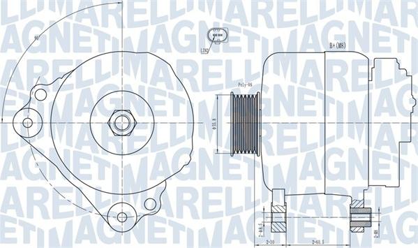 Magneti Marelli 063731992010 - Генератор parts5.com