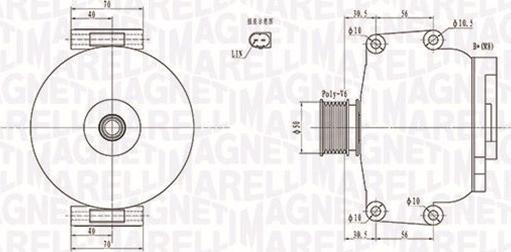 Magneti Marelli 063731908010 - Генератор parts5.com