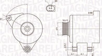 Magneti Marelli 063731546010 - Генератор parts5.com