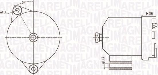 Magneti Marelli 063731586010 - Генератор parts5.com