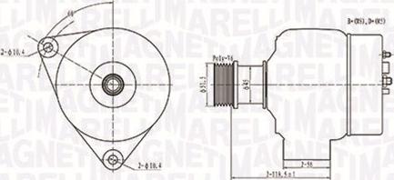 Magneti Marelli 063731138010 - Генератор parts5.com