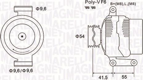 Magneti Marelli 063731862010 - Генератор parts5.com