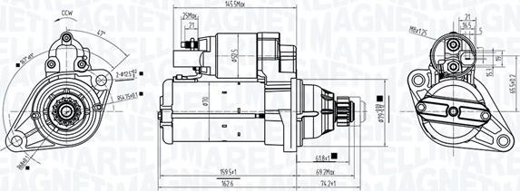 Magneti Marelli 063725944010 - Стартер parts5.com