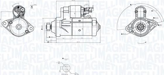 Magneti Marelli 063726156010 - Стартер parts5.com