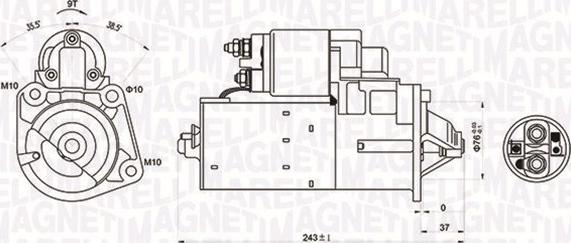 Magneti Marelli 063720680010 - Стартер parts5.com